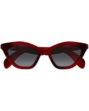 Gucci Cat-Eye Sunglasses - Brown
