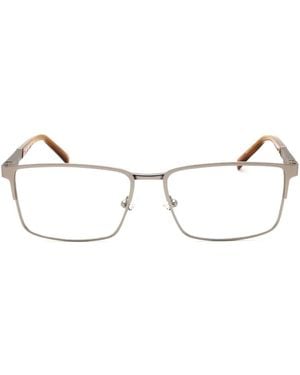 J. LANDON Rectangle-Frame Glasses - Natural