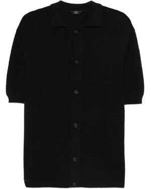 Hōsio ショートスリーブ カーディガン - ブラック
