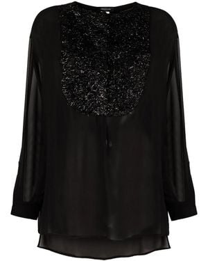 Fabiana Filippi Sheer Blouse - Black