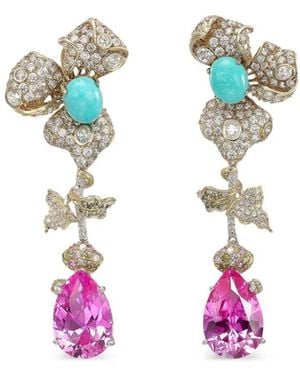Anabela Chan 18K Orient Multi-Stone Earrings - White