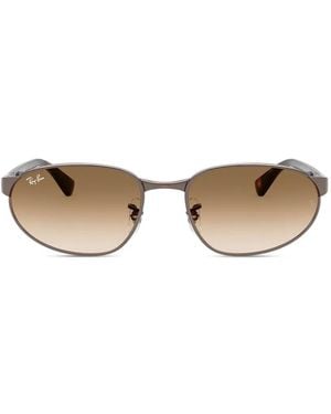 Ray-Ban Oval-Frame Sunglasses - Natural