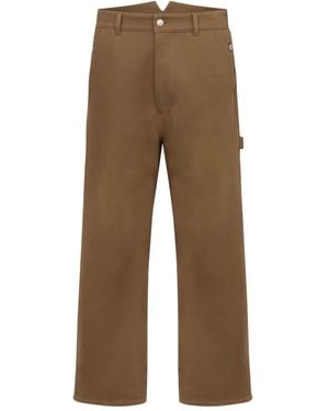 Moschino Cargo-Pocket Trousers - Brown