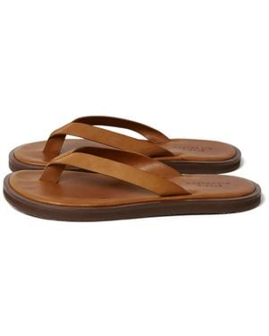 Studio Nicholson Sandales Curren En Cuir - Brown