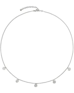 Monica Vinader Siren Muse Station Necklace - White