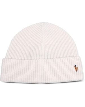 Polo Ralph Lauren Embroidered Beanie Hat - Pink