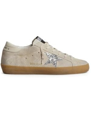 Golden Goose Super-Star Trainers - White