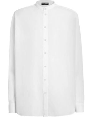 Dolce & Gabbana Long Sleeve Shirt - White