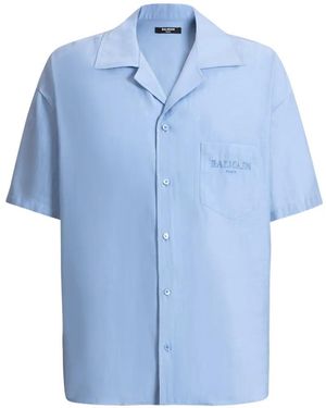 Balmain Vintage Overhemd - Blauw
