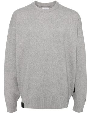 Izzue Logo-Printed Sweater - Gray