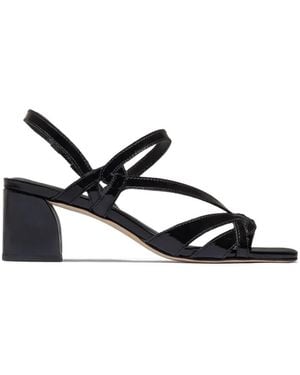 Bernardo Gyoda Square-Toe Strappy Sandals - White