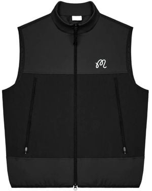 Malbon Golf Albatross Zip Vest - Black