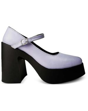 Altercore Darkenda Platform Court Shoes - Black
