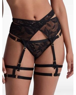 Aubade Boîte À Désir Suspender Belt - Black