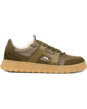 Ami Paris Panelled Trainers - Green