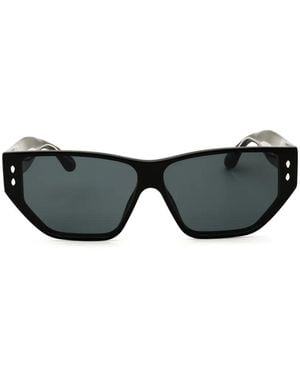 Isabel Marant Lunettes De Soleil À Monture Papillon - Black