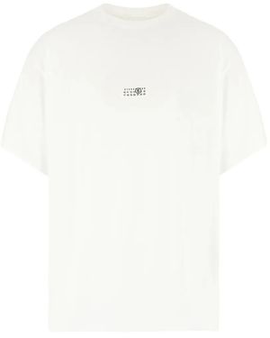 MM6 by Maison Margiela Logo-Print T-Shirt - White