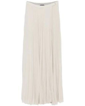 Tom Ford Pleated Maxi Skirt - White