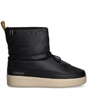 Napapijri Logo-Patch Boots - Black