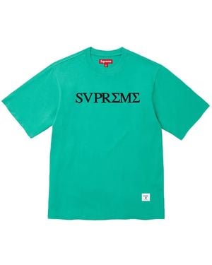 Supreme Greek-Logo T-Shirt - Green
