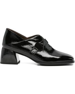 Linda Baumann Buckle-Detail Court Shoes - Black