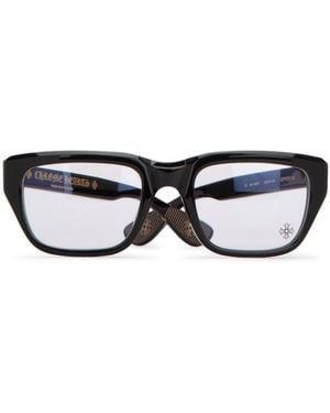 Chrome Hearts Acetate Square Tinted Sunglasses - Black