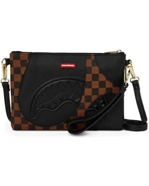 Sprayground Clutch Goffrata Jetstream - Nero