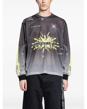 44 Label Group T-Shirt Voltage À Manches Longues - Gray