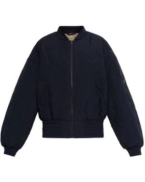 Rethinkit Studios Quilted Bomber Jacket - Blue