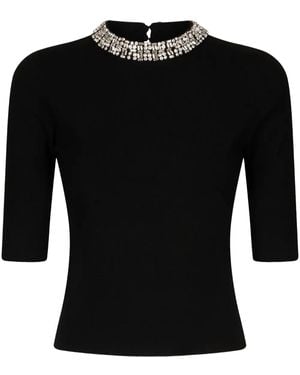 Liu Jo Oberteil Mit Strass - Schwarz