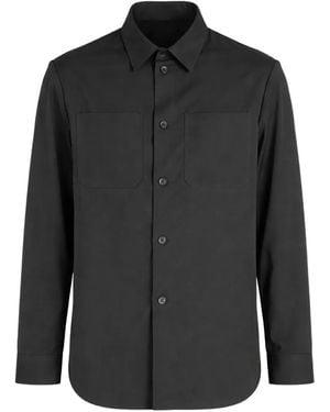 Barena Sobrecamisa Con Bolsillos En El Pecho - Negro