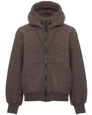 Canada Goose Chilliwack Fleece Bomber Jacket - Brown