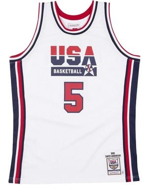 Mitchell & Ness Usa 1992 David Robinson Basketball Jersey - Red