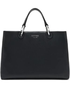 Emporio Armani Sac À Main Médium En Cuir - Noir