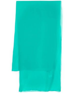 Alberta Ferretti Pañuelo largo con diseño liviano - Azul