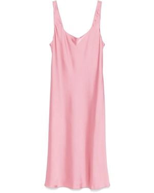 Ralph Lauren Caresha Sleeveless Day Dress - Pink