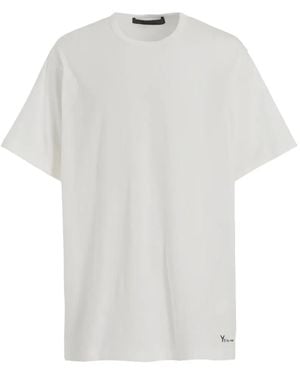 Y's Yohji Yamamoto Logo-Print T-Shirt - White