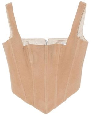Vestiaire d'un Oiseau Libre カシミア コルセット - ホワイト