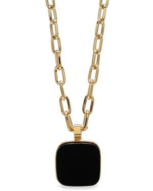 La DoubleJ Soul Pendant Necklace - White