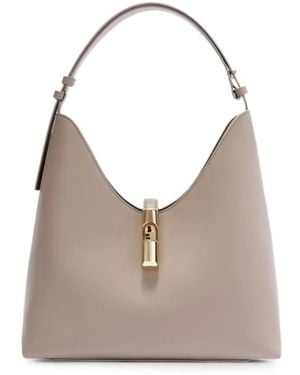 Furla Medium Goccia Shoulder Bag - Gray