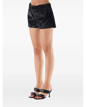 Tom Ford Satin-Effect Mini Shorts - Black