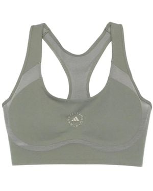 adidas By Stella McCartney Sport-BH mit Racerback - Grau