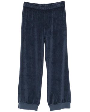 Suzie Kondi Pantalon En Tissu-Éponge - Blue