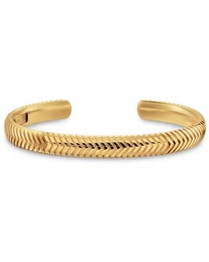 David Yurman Pulsera Chevron de 8 mm en oro amarillo de 18 ct - Metálico