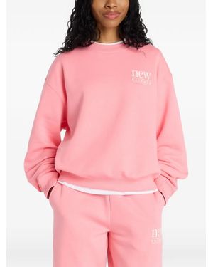 New Balance Crew Neck Sweatshirt - Pink