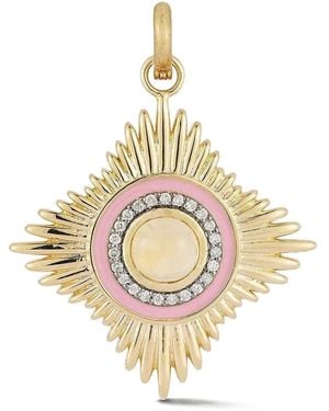 Storrow Jewelry 14Kt Vivienne Medallion Necklace - Metallic