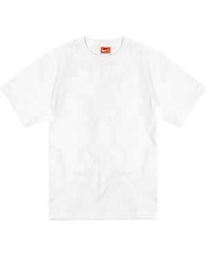 Nike Embroidered-Logo T-Shirt - White
