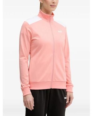 PUMA Poly Logo-Print Tracksuit Set - Pink