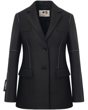 Ports 1961 Single-Breasted Blazer - Black