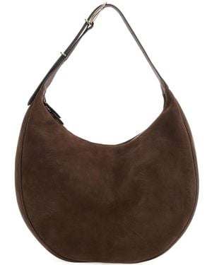 Liffner Schultertasche aus Wildleder - Braun